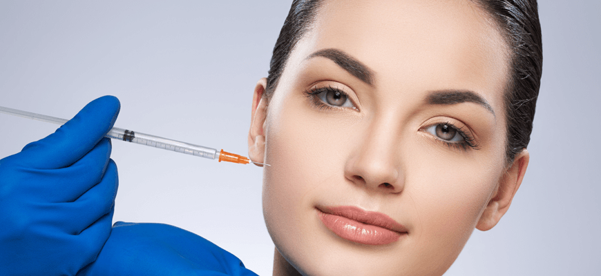Palisades Vein Center- woman receiving dermal fillers in her face