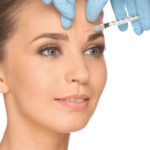 Palisades Vein Center- woman receiving botox in her forehead